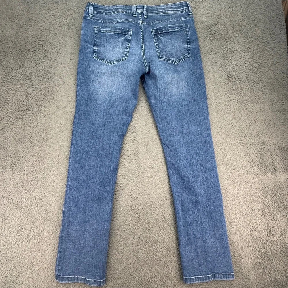The Perfect Jean Slim Fit Mens 34x32 Blue Medium Wash Stretch Denim JUST1NAMR